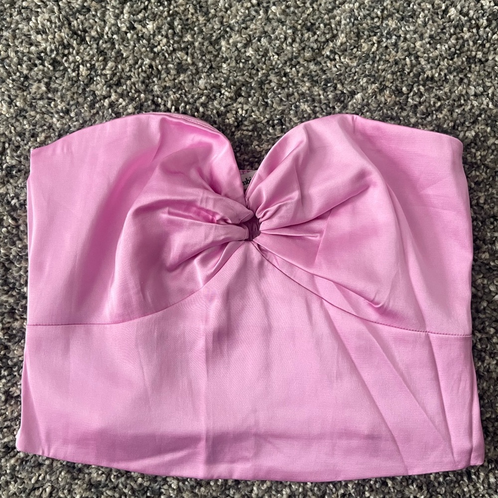 Abercrombie & Fitch Pink Smocked Top